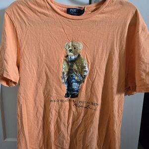 Men's Orange Polo Bear Tshirt